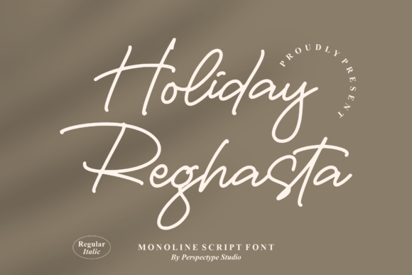 Holiday Reghasta Script Font for Stunning Designs