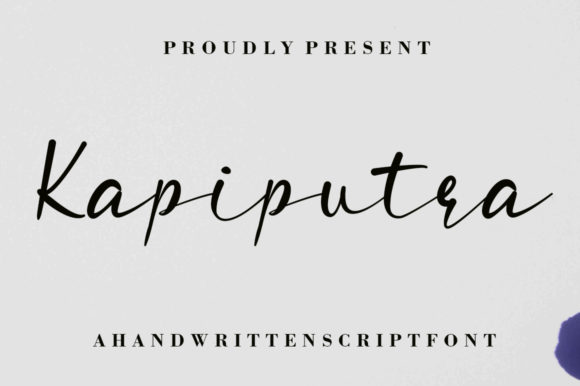 Kapiputra Script Font for Premium Design Projects
