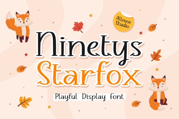 Ninetys Starfox by Allouse.Studio — A Playful Display Font
