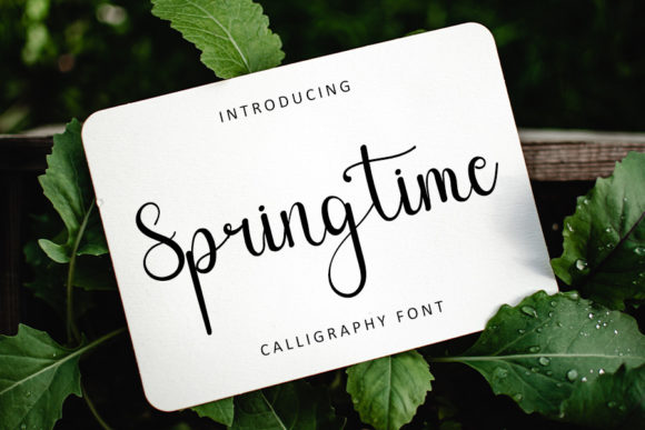 Spring Time Font: A Free-Flowing Script for Modern Design